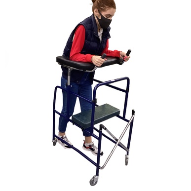 Ходунки высокие с опорой под локоть складные напрокат