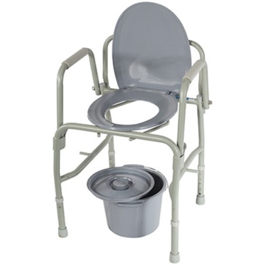 Санитарный стул с опускающимися подлокотниками высокий в аренду