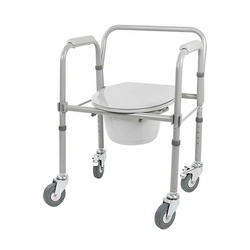 Кресло-туалет (до 100 кг) на колёсах
