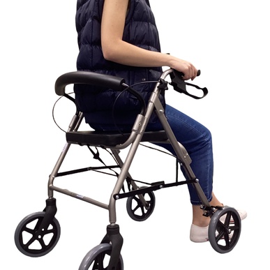 Ходунки-роллаторы 4-х колесные с сиденьем